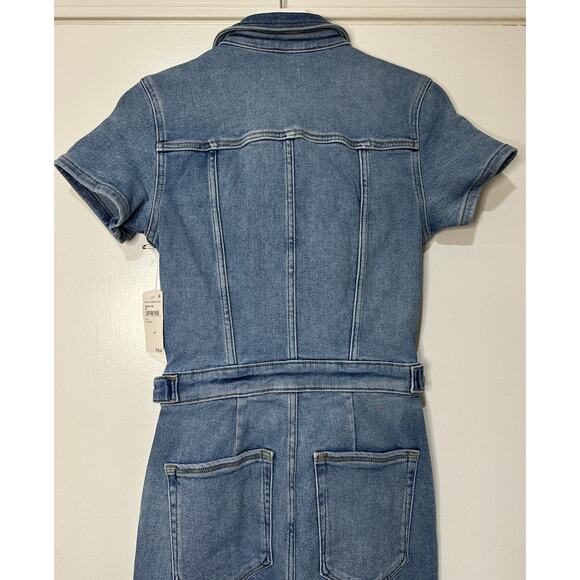Good American Fit for Success Denim Jumpsuit Blue Wash Size Small NWT Nordstrom - Picture 13 of 16